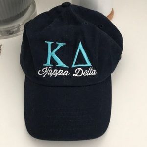 Navy Kappa Delta KD Baseball Hat